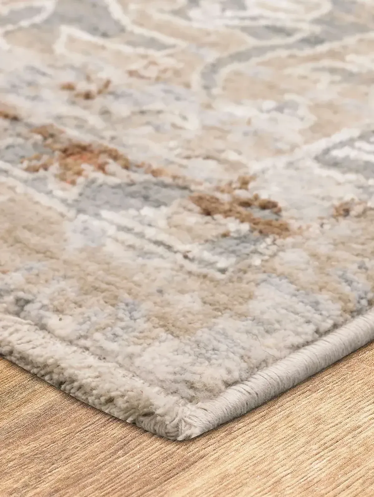 Solitude Via Salaria Cream Beige 2' 7" X 7' 3" Rug