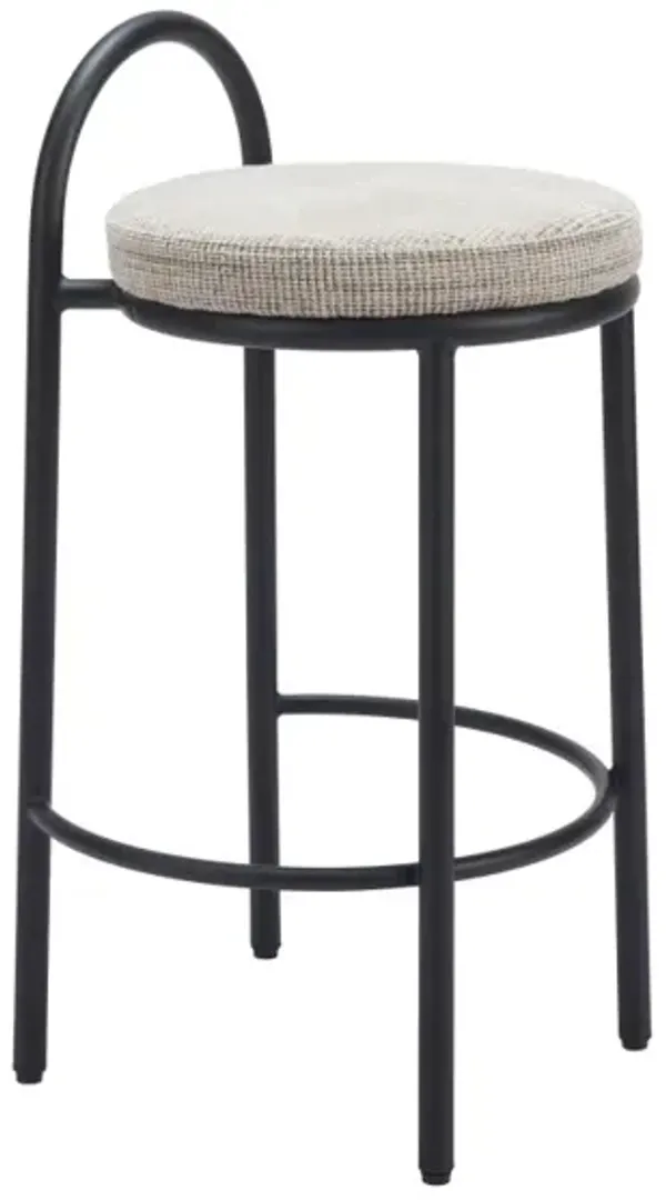 Sisal Counter Stool (Set of 2) Beige Tweed