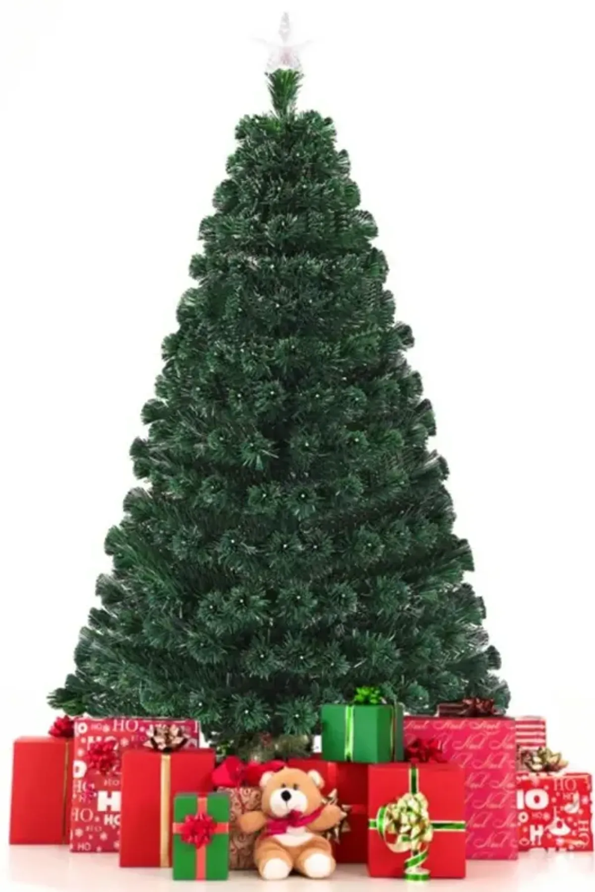 Artificial Christmas Tree with LED Light and Metal Stand