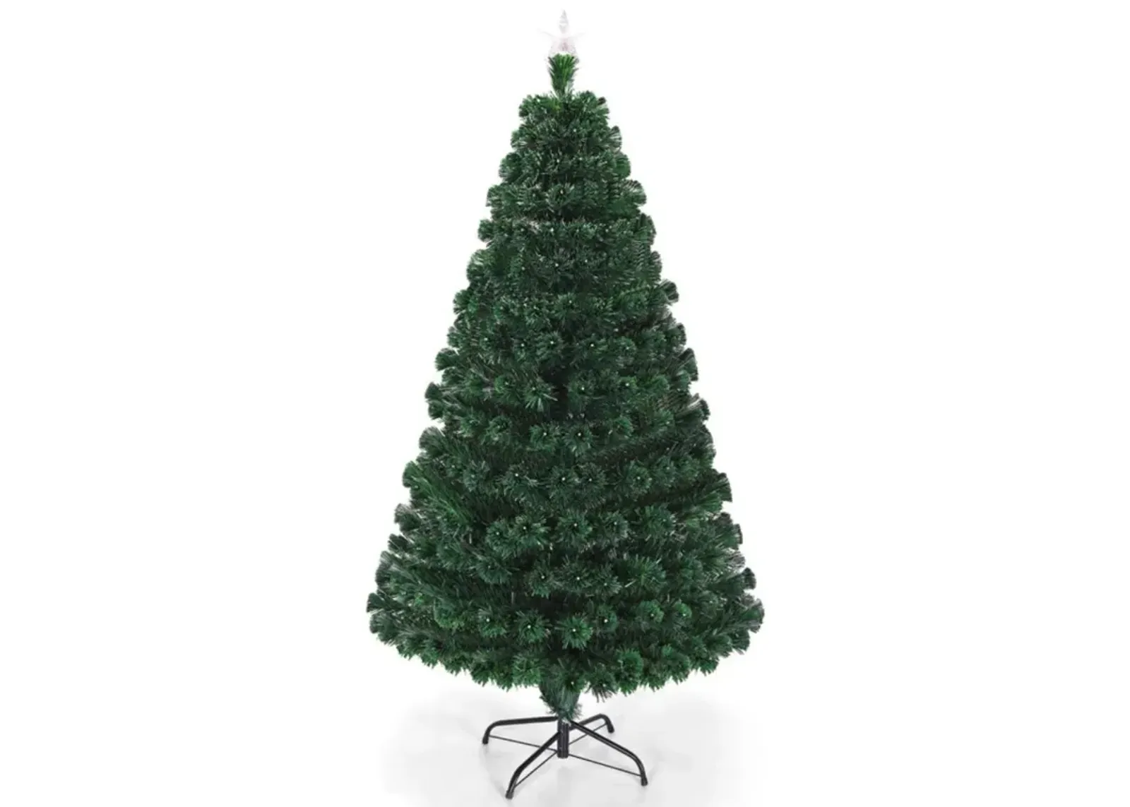 Artificial Christmas Tree with LED Light and Metal Stand