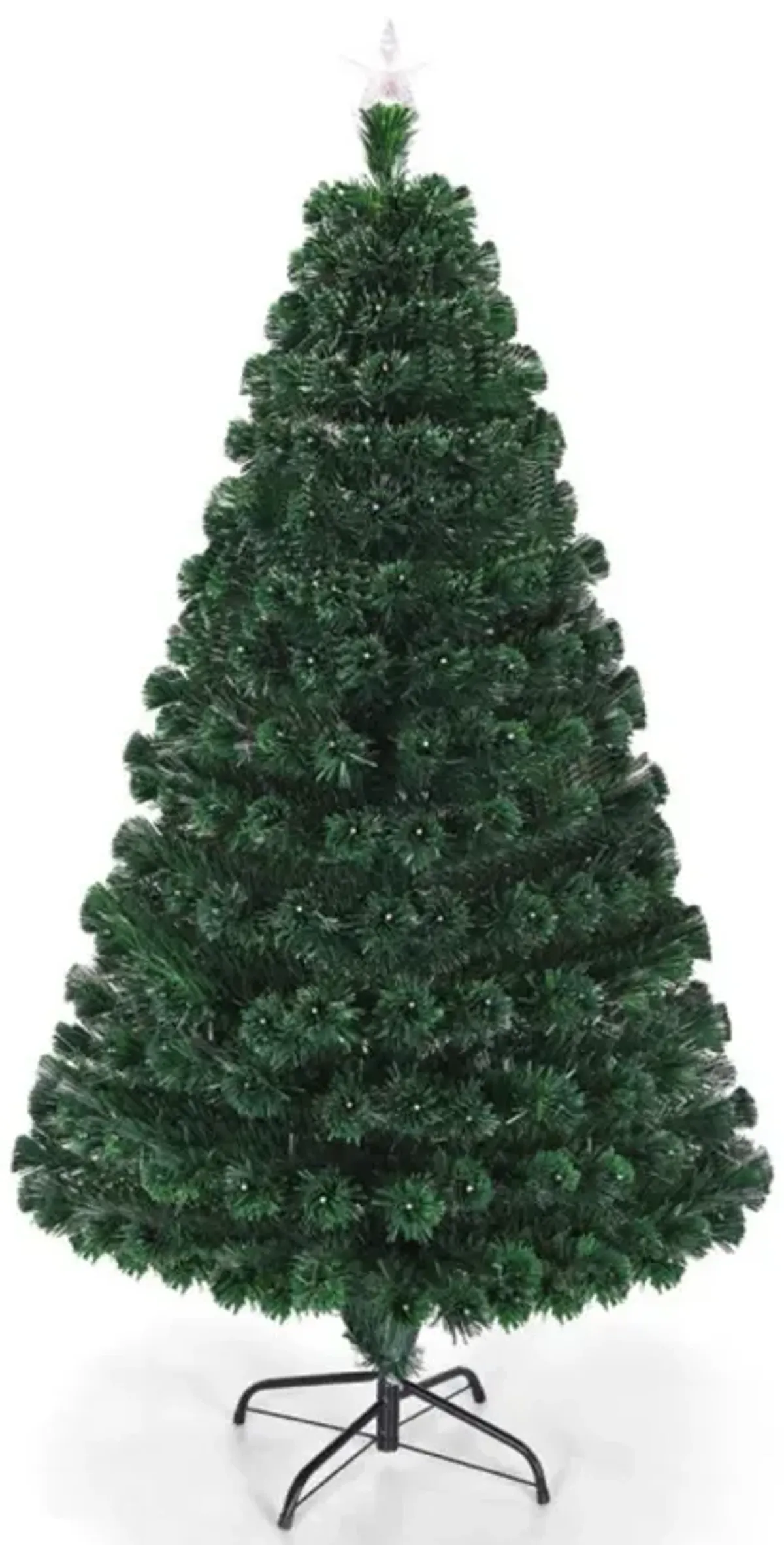 Artificial Christmas Tree with LED Light and Metal Stand