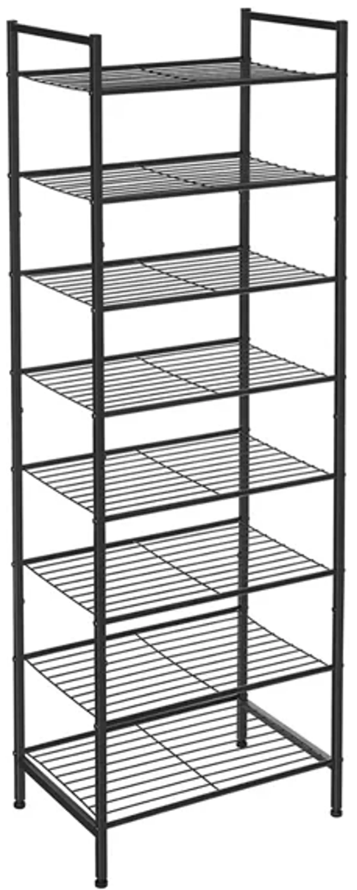 8-Tier Tall Shoe Storage Organizer for Vertical Space Efficiency and Easy Access