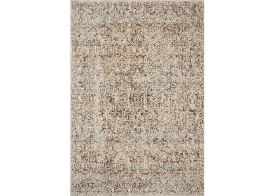 Lourdes LOU04 Ivory/Spice 7'10" x 10' Rug