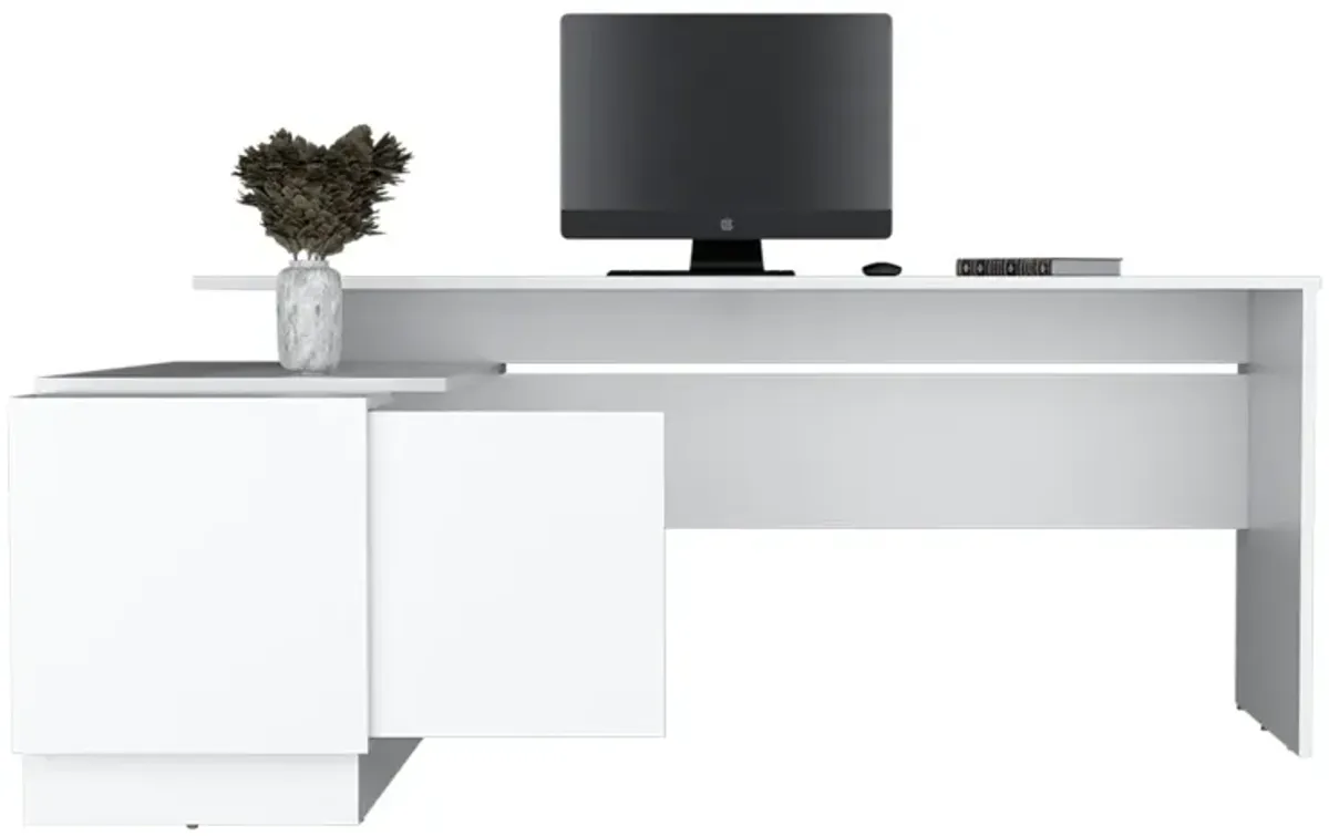 L-Shaped Desk Farrell, Office, White