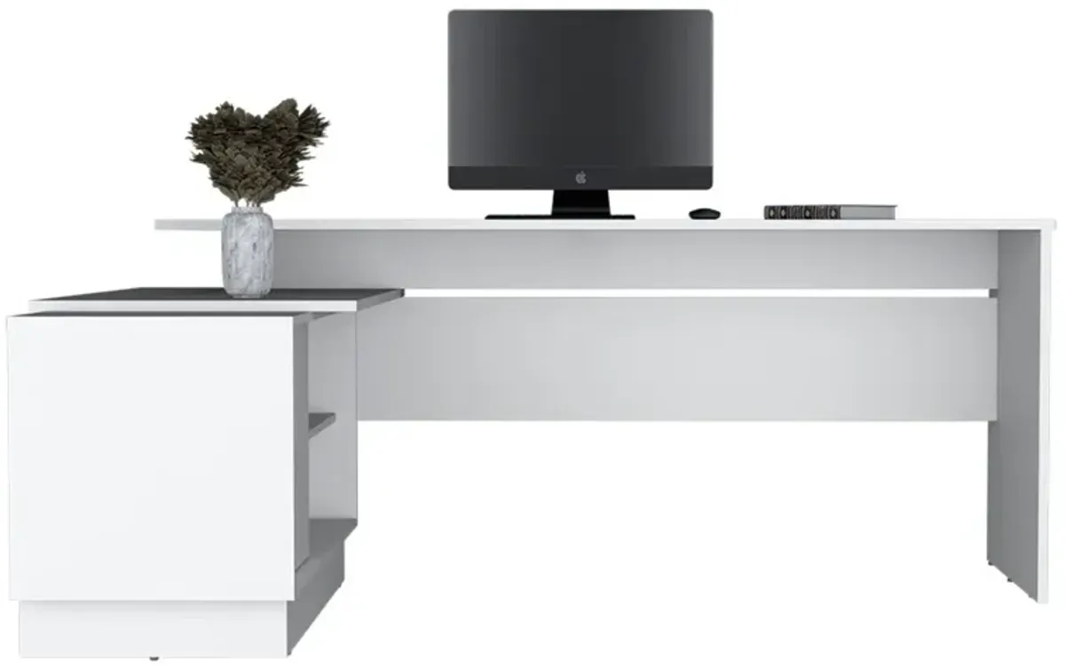 L-Shaped Desk Farrell, Office, White