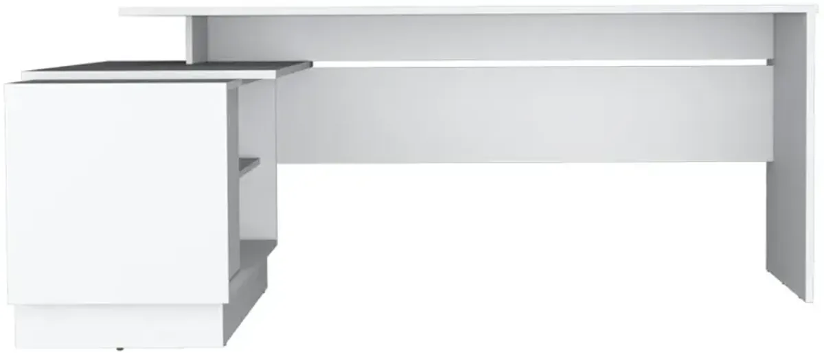 L-Shaped Desk Farrell, Office, White