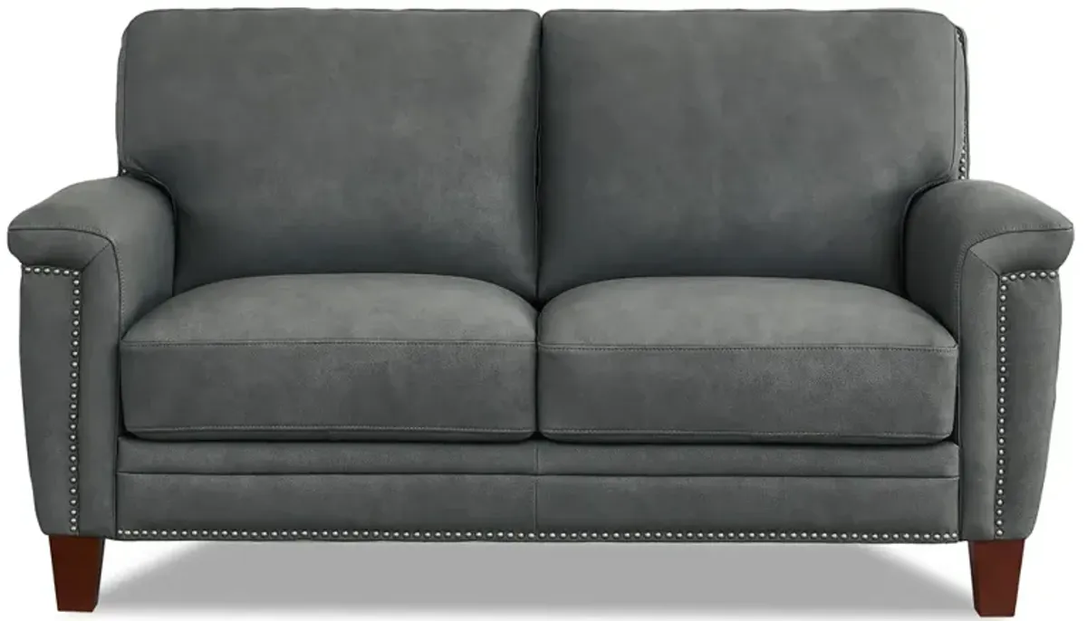 Sherwood Top Grain Leather Loveseat