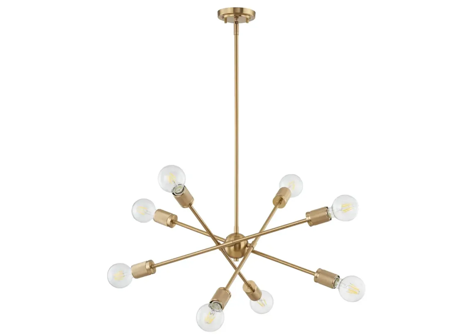 Module 22'' Gold Wide 8-Light Chandelier