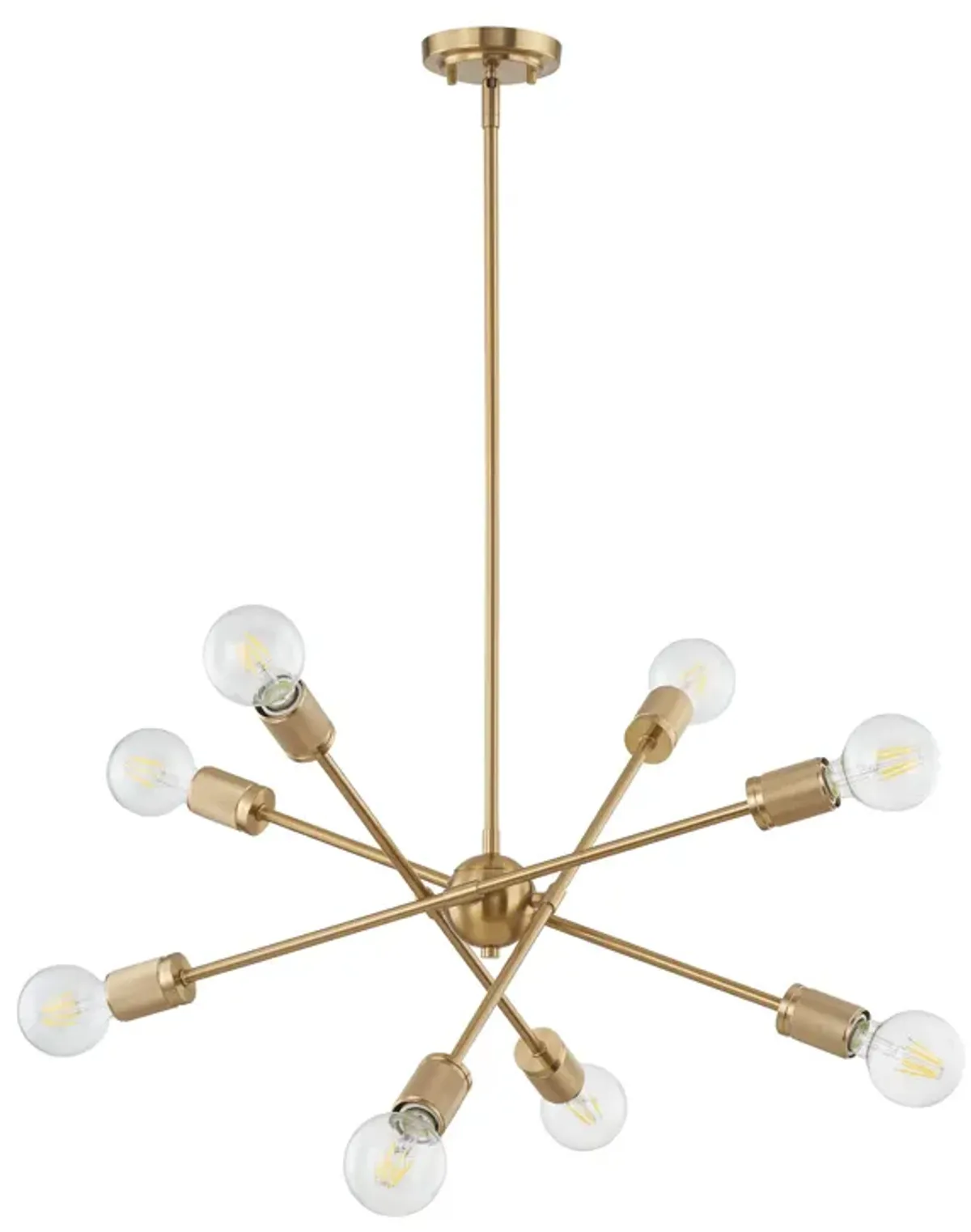 Module 22'' Gold Wide 8-Light Chandelier