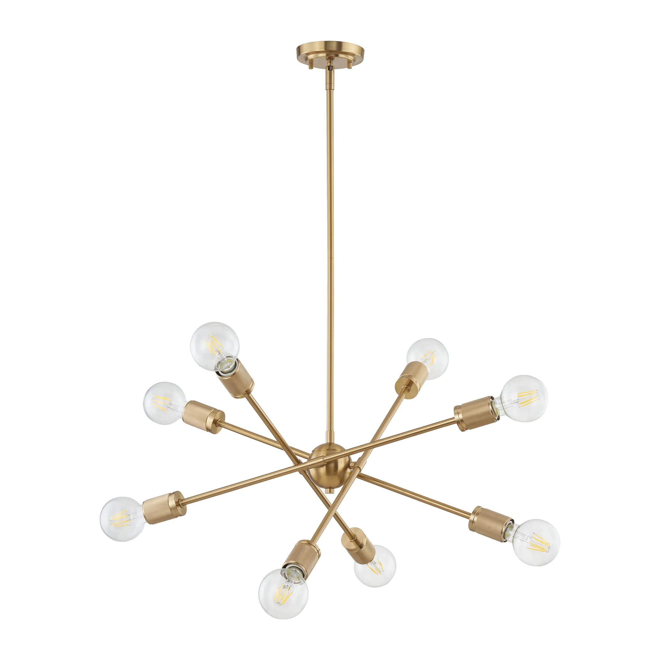 Module 22'' Gold Wide 8-Light Chandelier