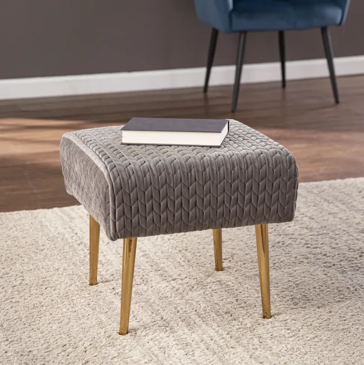 Mariana Woven Ottoman