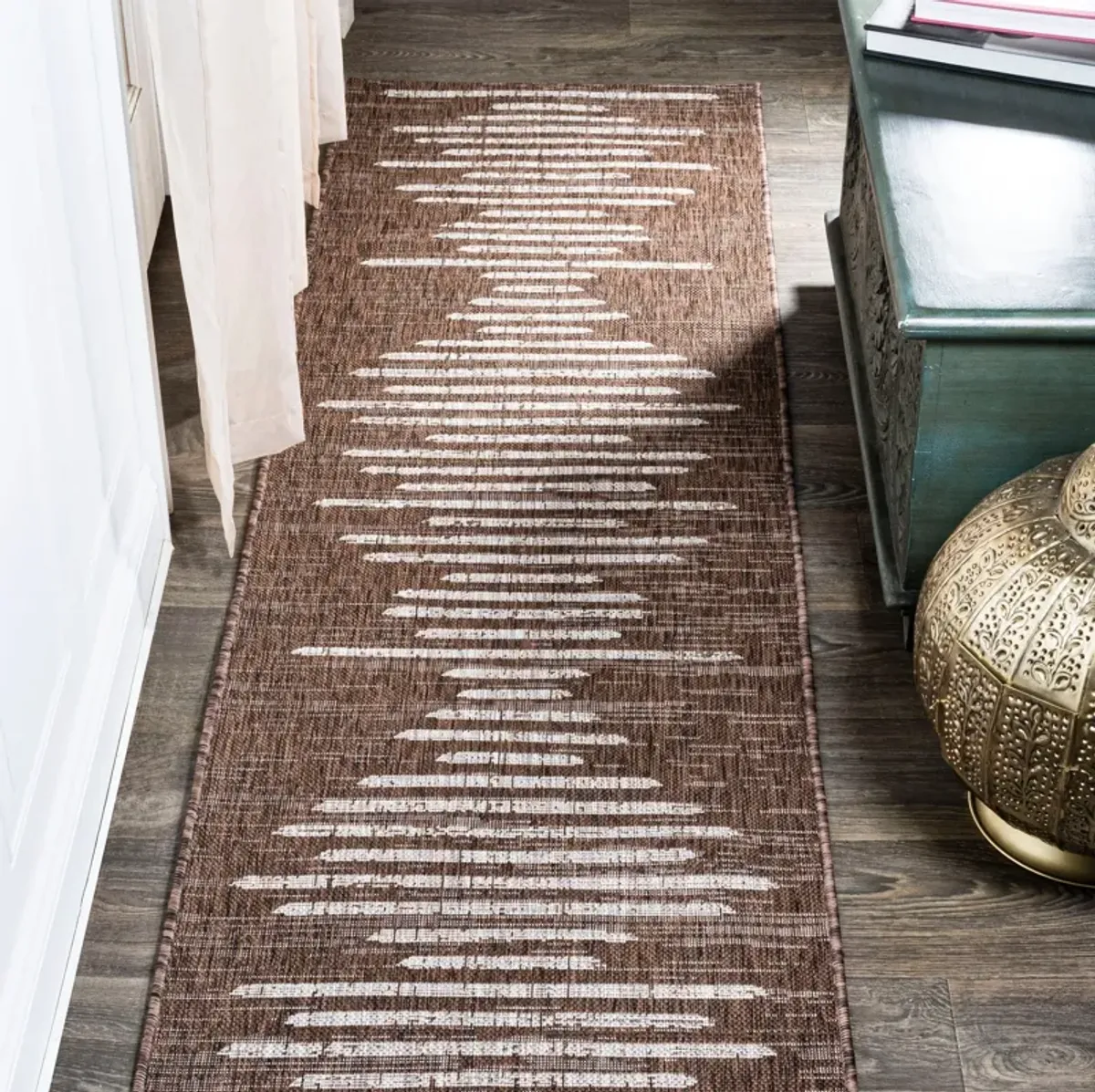 Zolak Berber Stripe Geometric Indoor/Outdoor Area Rug