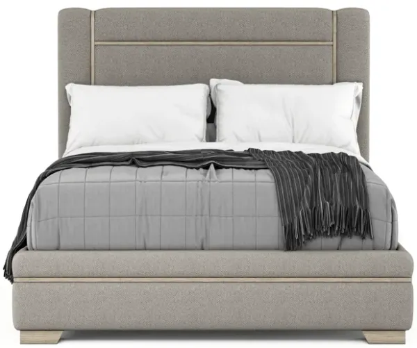 North Side California King Upholstered Panel Bed
