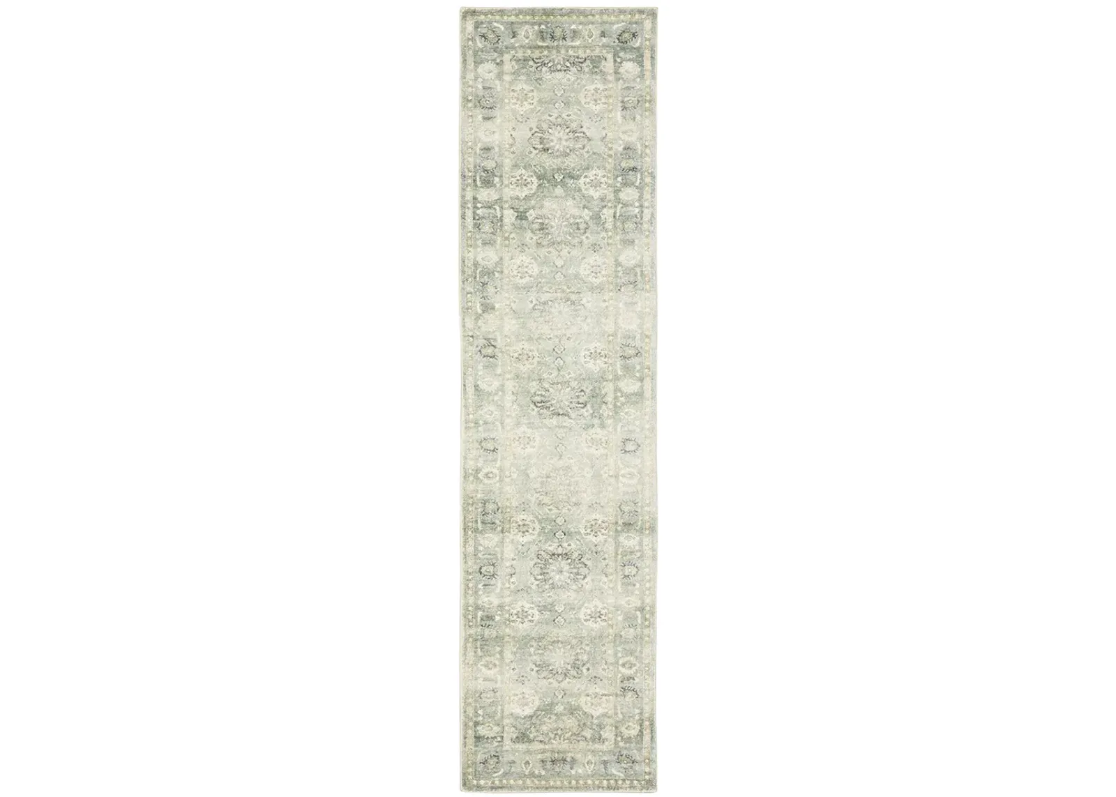 Savoy 2' x 8' Green Rug