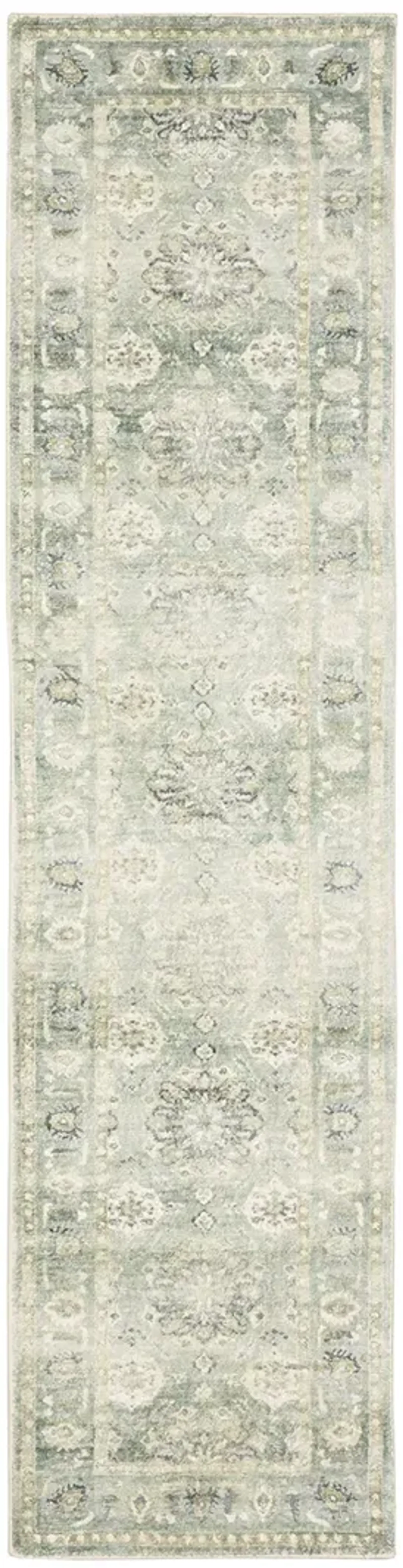 Savoy 2' x 8' Green Rug