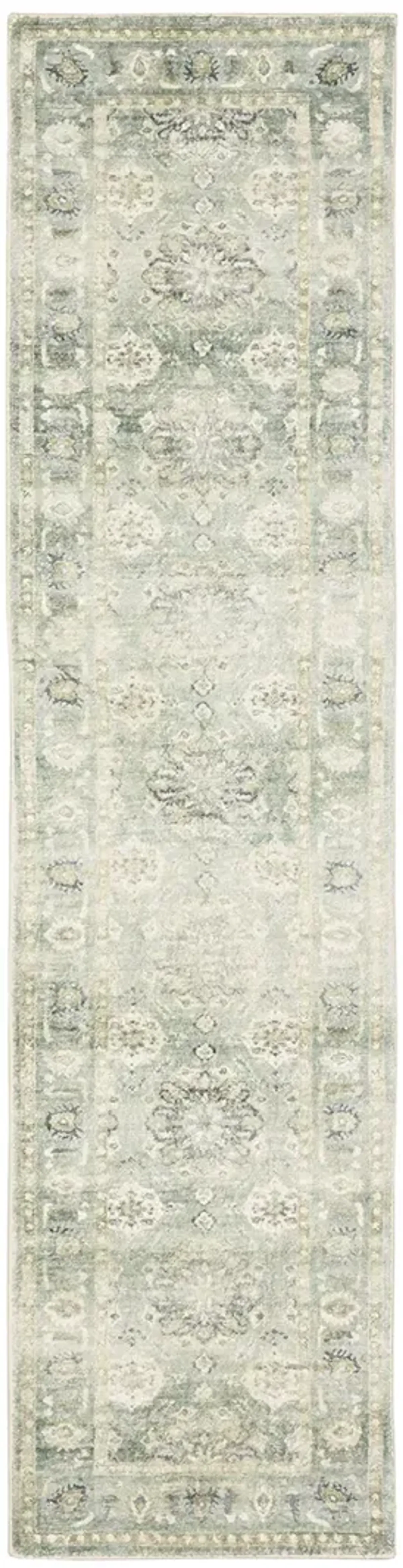 Savoy 2' x 8' Green Rug