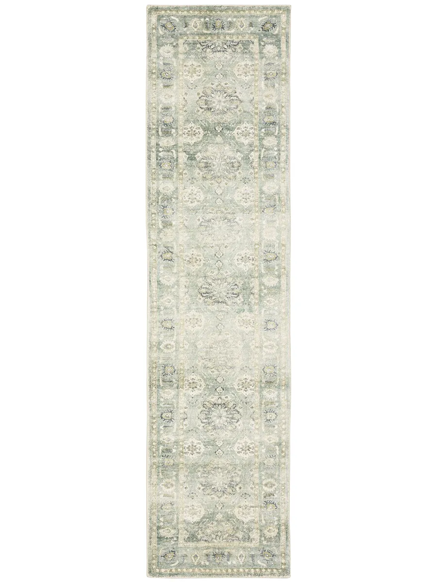 Savoy 2' x 8' Green Rug