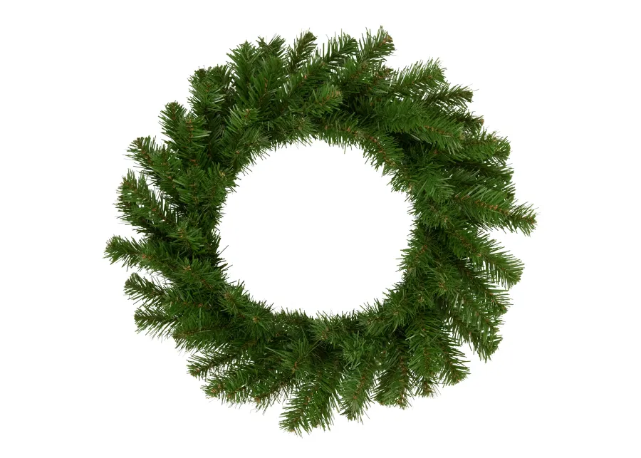 Deluxe Dorchester Pine Artificial Christmas Wreath  18-Inch  Unlit