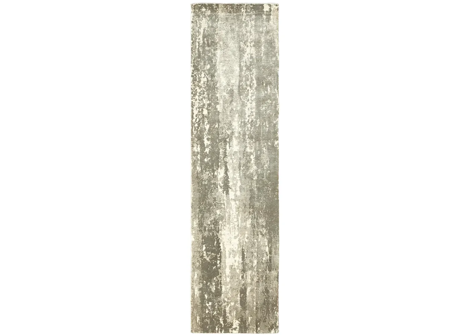 Formations 2'6" x 10' Grey Rug