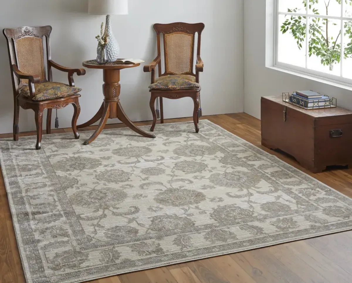 Celene 39KZF Tan/Ivory/Brown 7'9" x 10' Rug