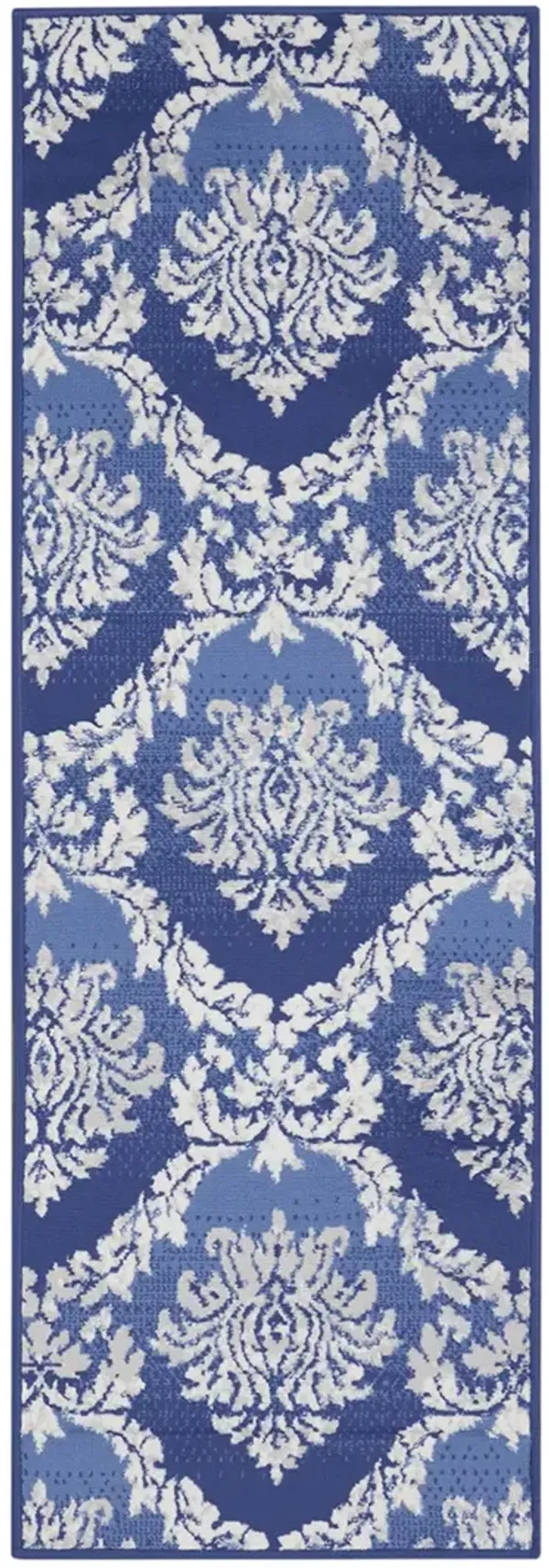 Whimsicle WHS01 Blue 2' x 8' Rug