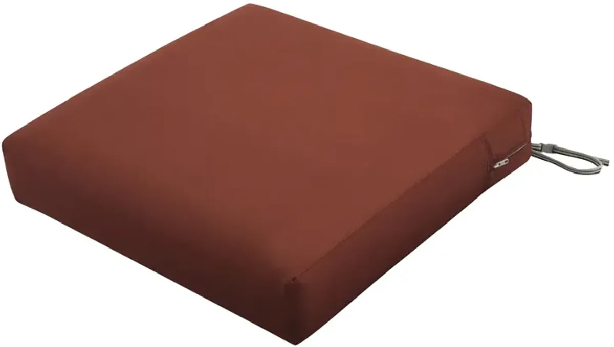 Classic Accessories Ravenna Seat Cushion, 23"W x 23"D x 5"Thick, Spice