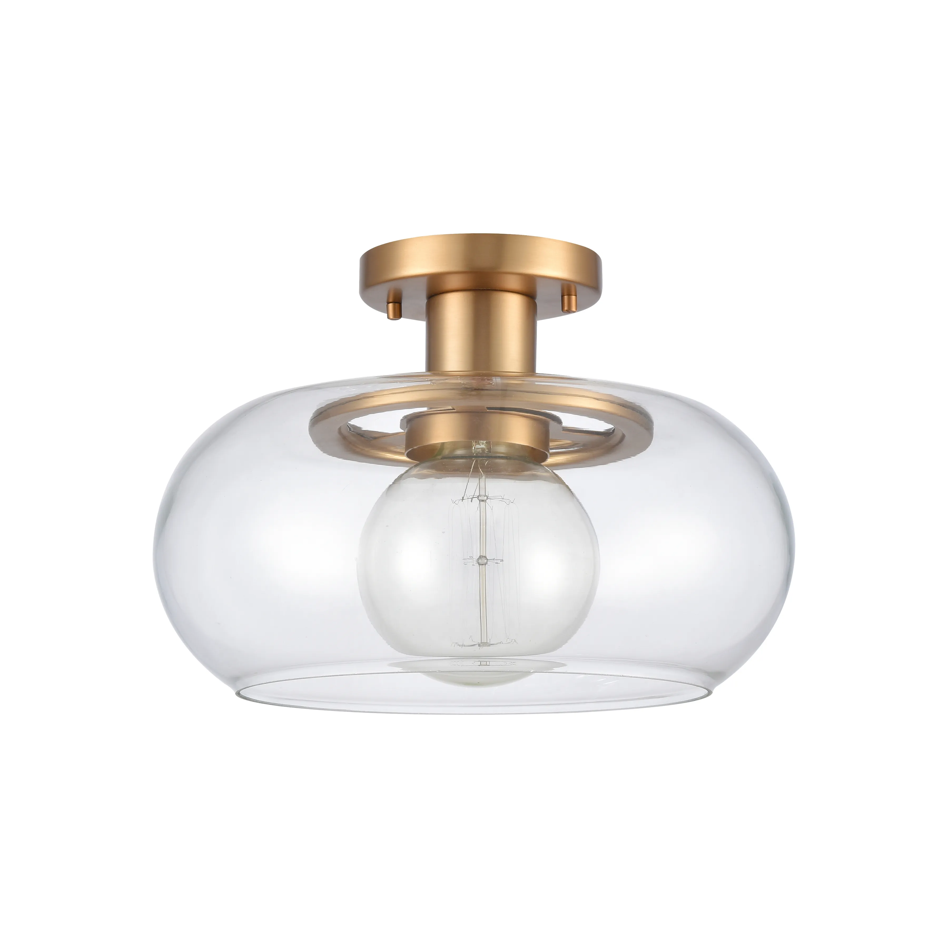 Clement 1-Light Semi Flush Mount