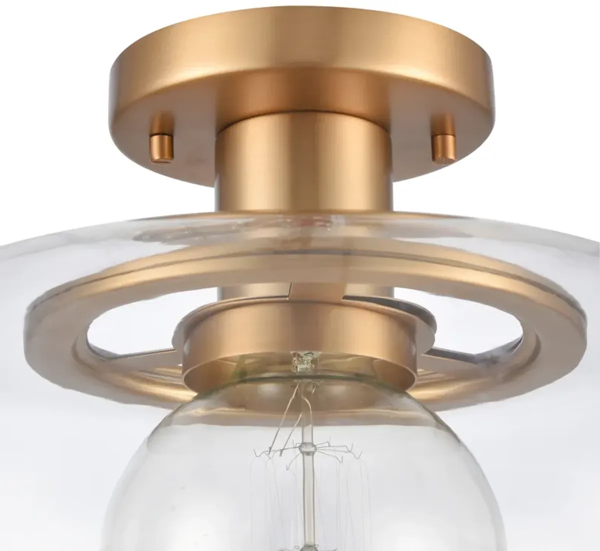 Clement 1-Light Semi Flush Mount