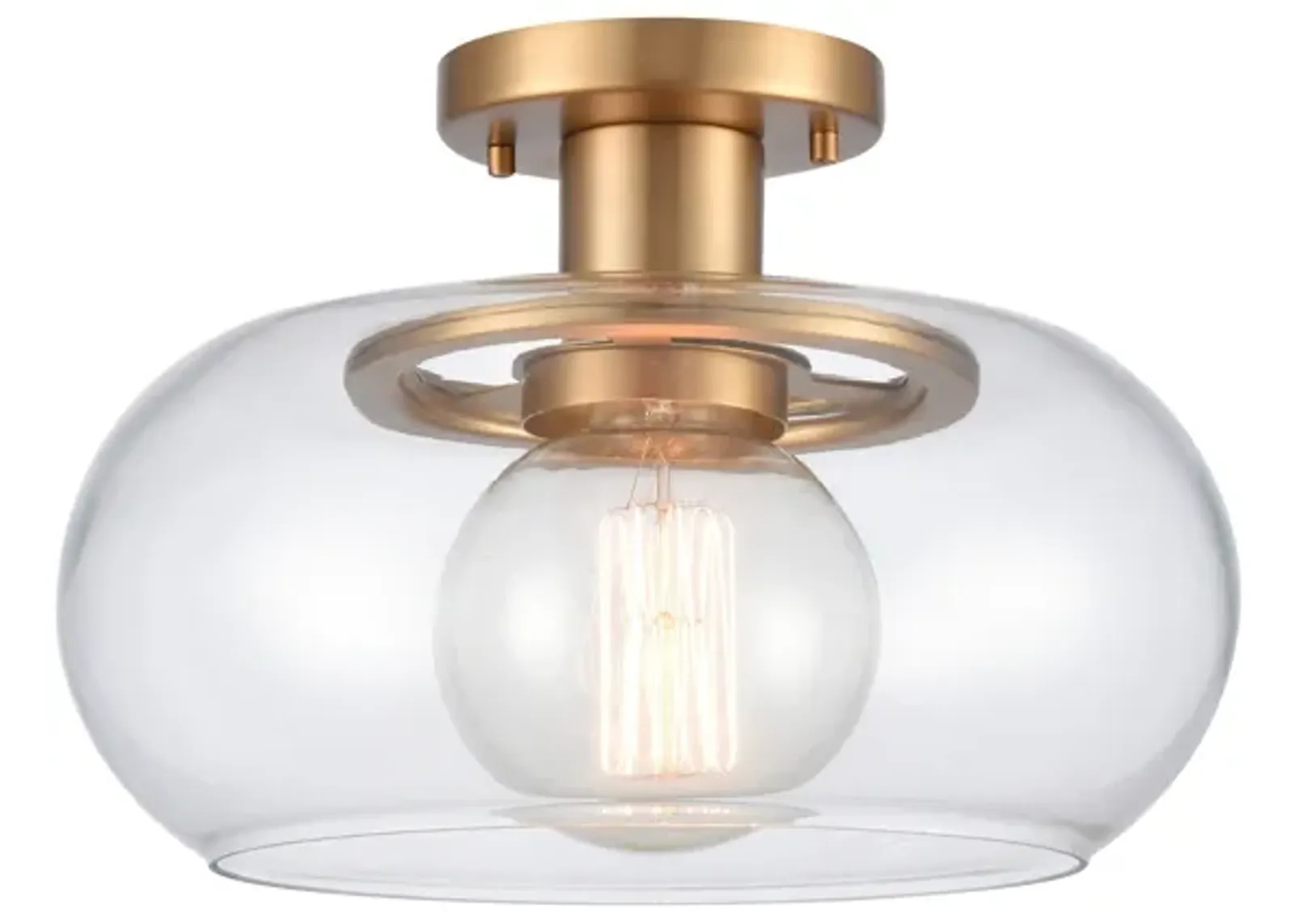 Clement 1-Light Semi Flush Mount