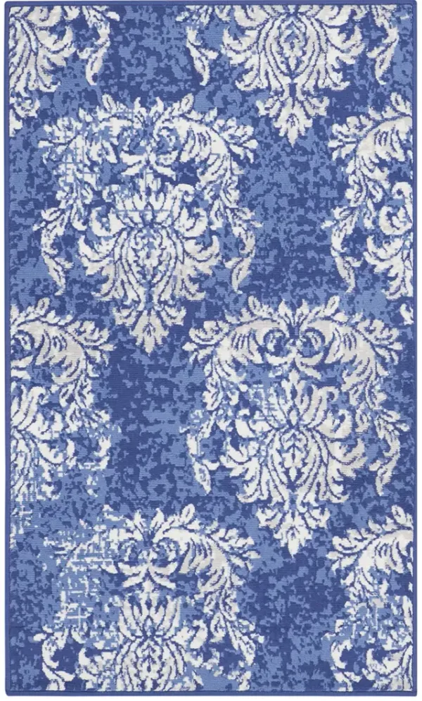 Whimsicle WHS11 Navy/Ivory 2' x 3' Rug