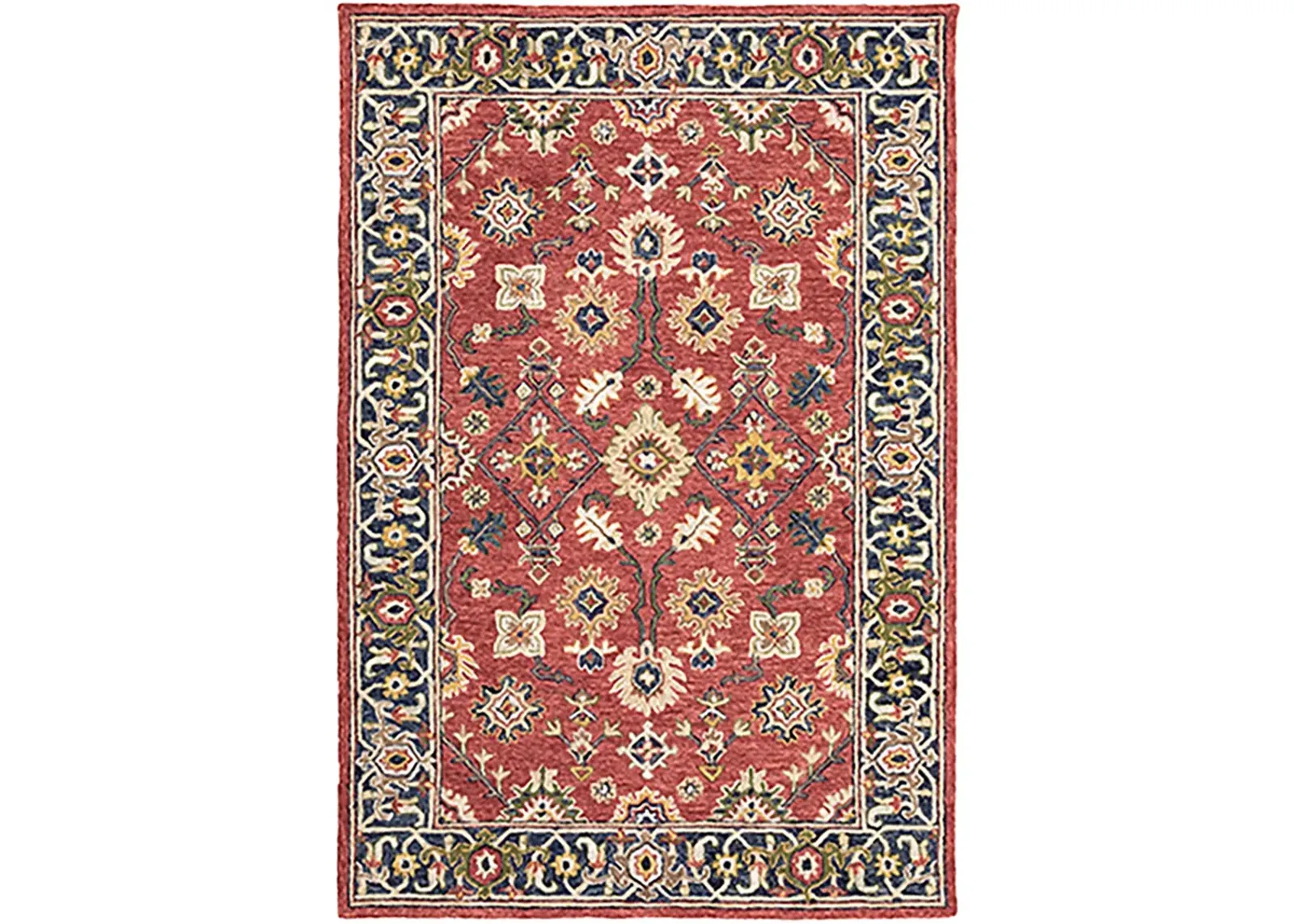 Alfresco 5' x 8' Red Rug