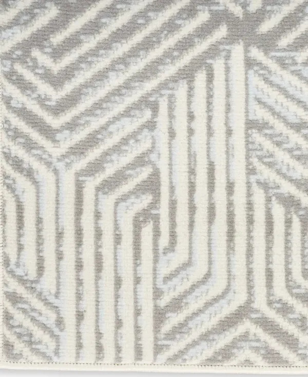 Grafix GRF39 Gray 6' x 9' Rug