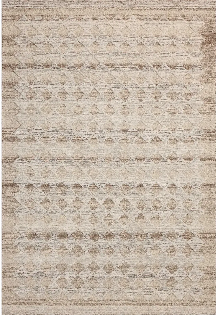 Rae Natural/Ivory 8'6" x 11'6" Area Rug by Magnolia Home by Joanna Gaines x Loloi