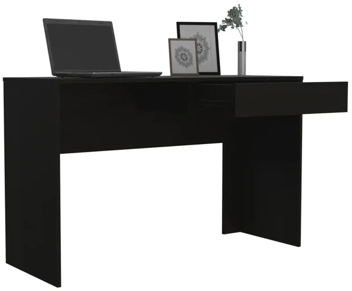 Acanto 1 Drawer Computer Desk Black Wengue