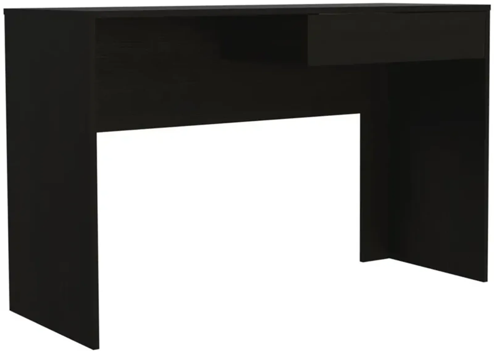 Acanto 1 Drawer Computer Desk Black Wengue