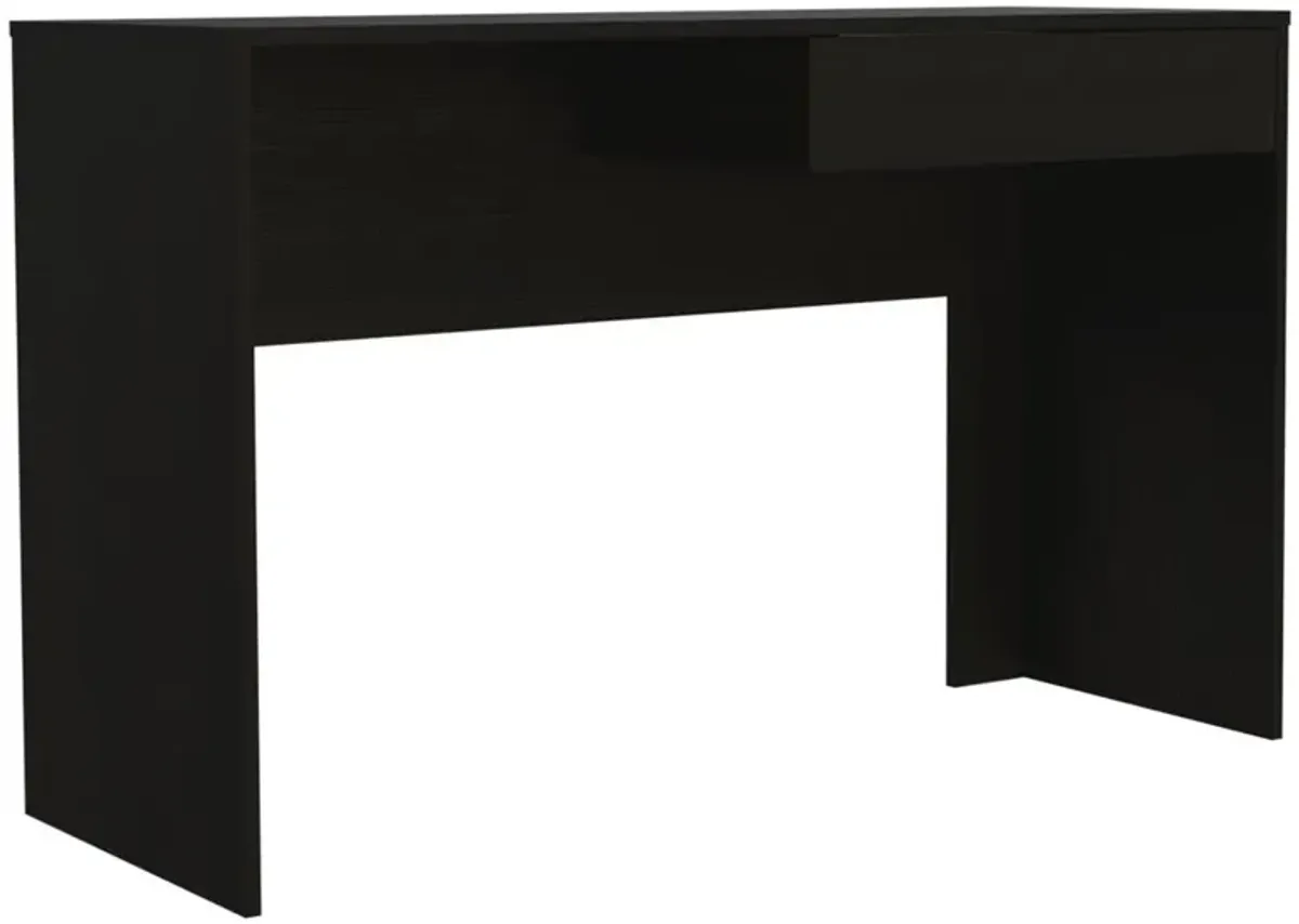 Acanto 1 Drawer Computer Desk Black Wengue