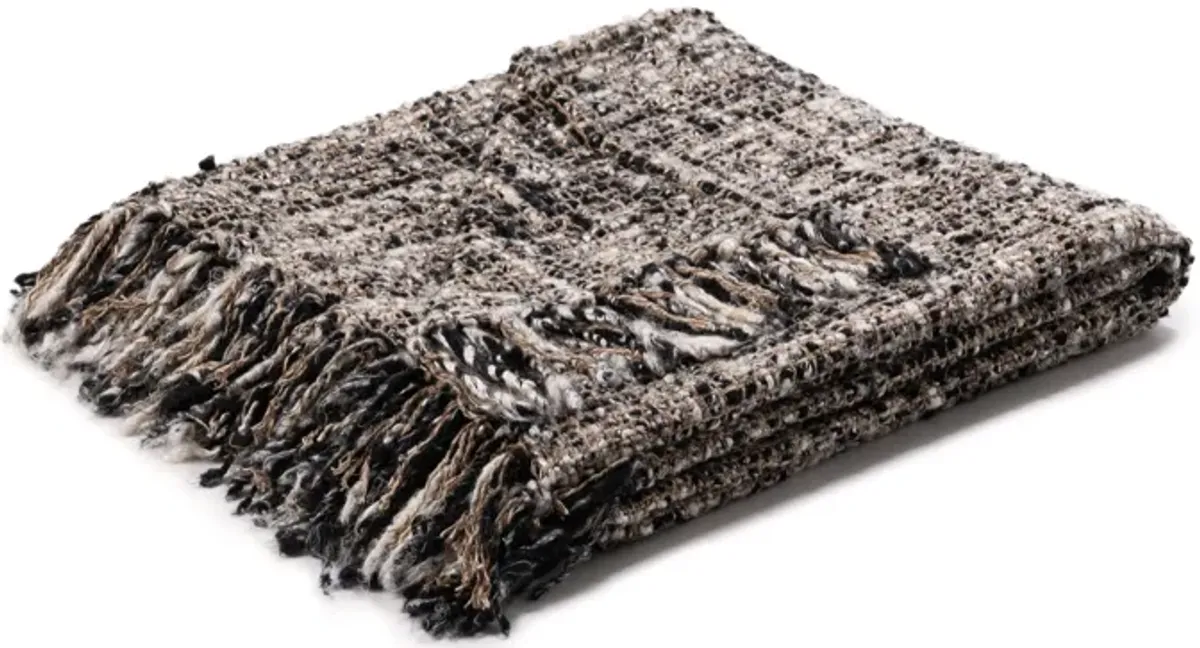 TC Porter Black/Ivory 50"x70" Throw