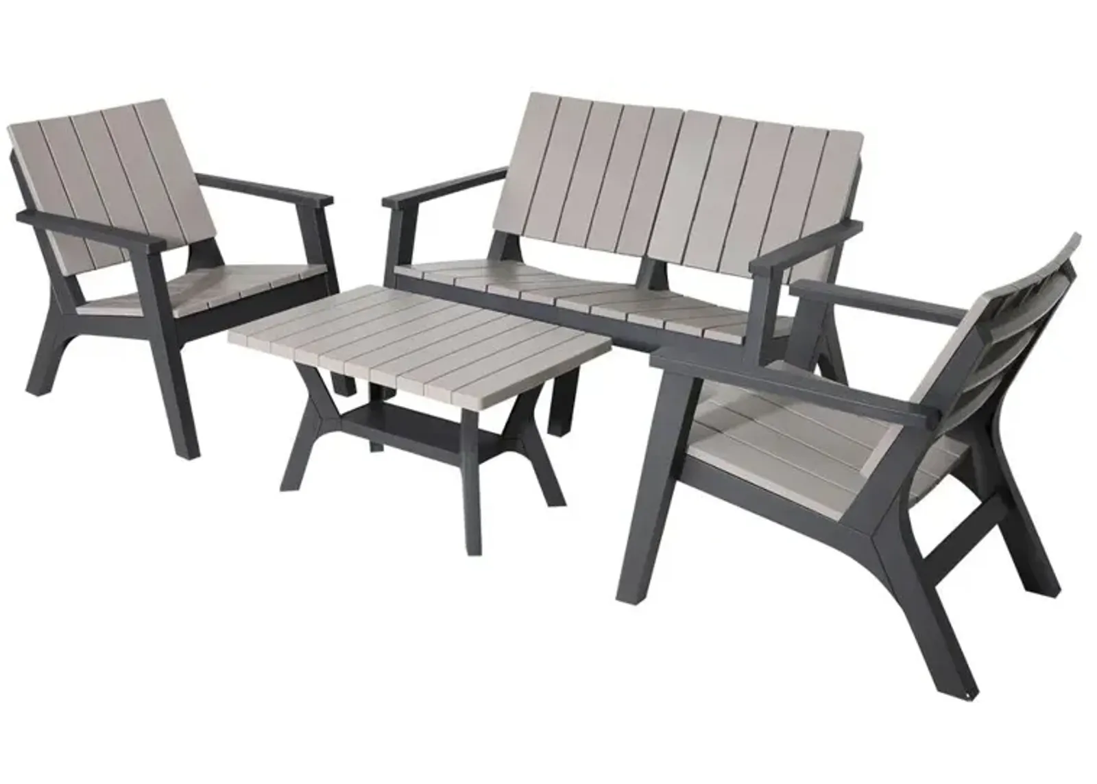 DUKAP 4 Piece Patio Sofa Seating Set