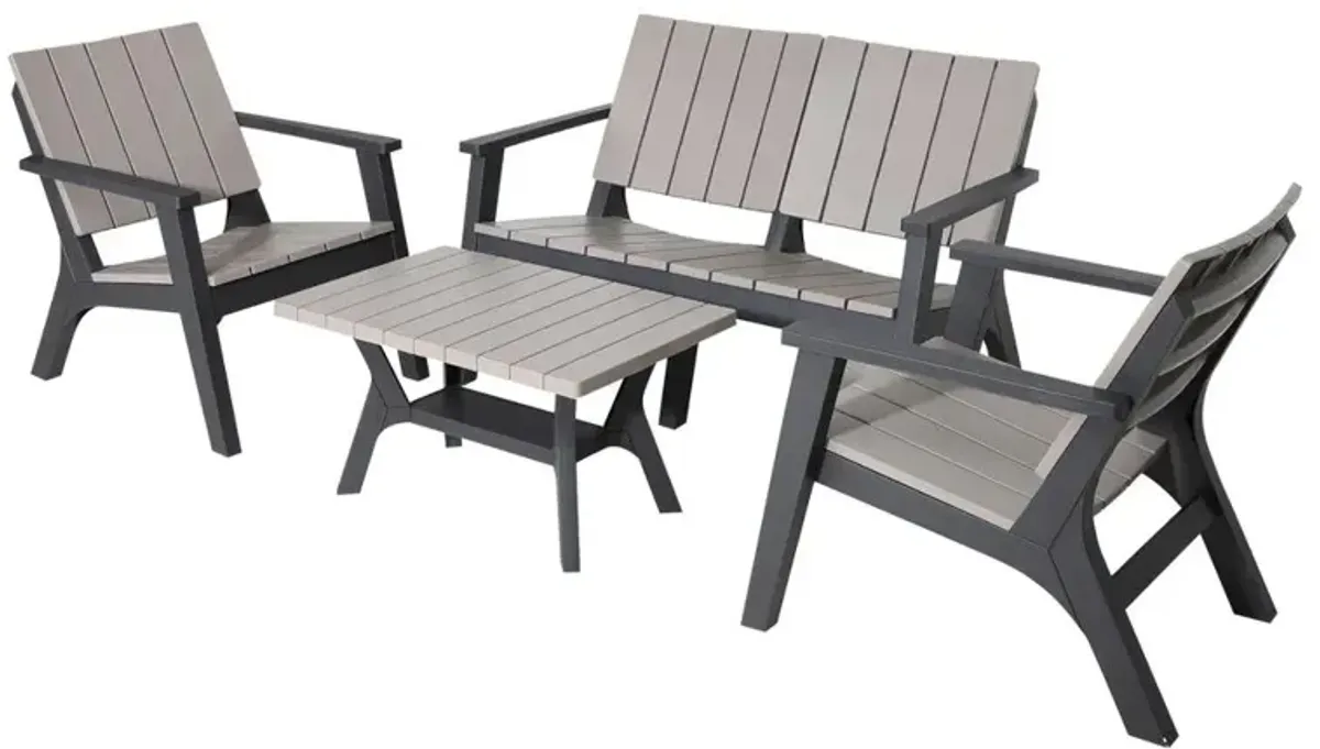 DUKAP 4 Piece Patio Sofa Seating Set