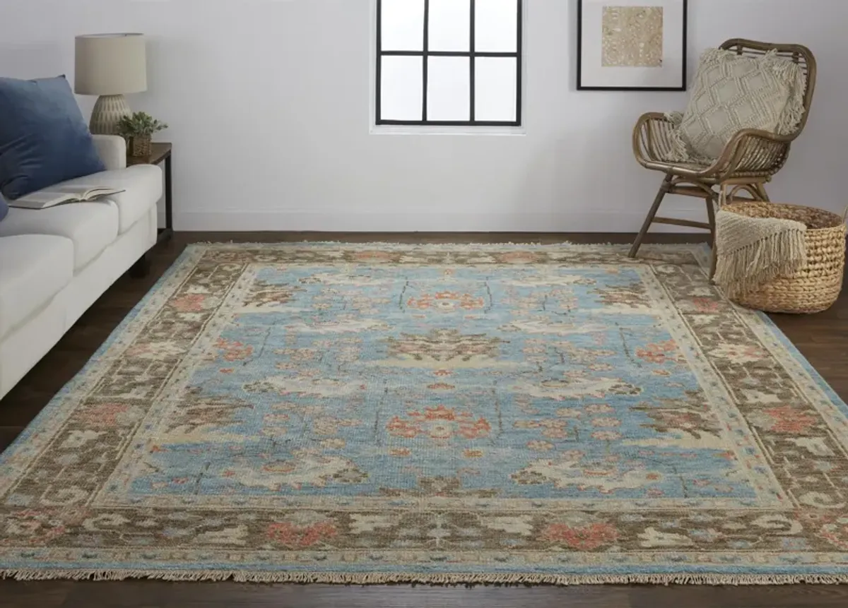 Beall 6710F Blue/Brown 11'6" x 15' Rug