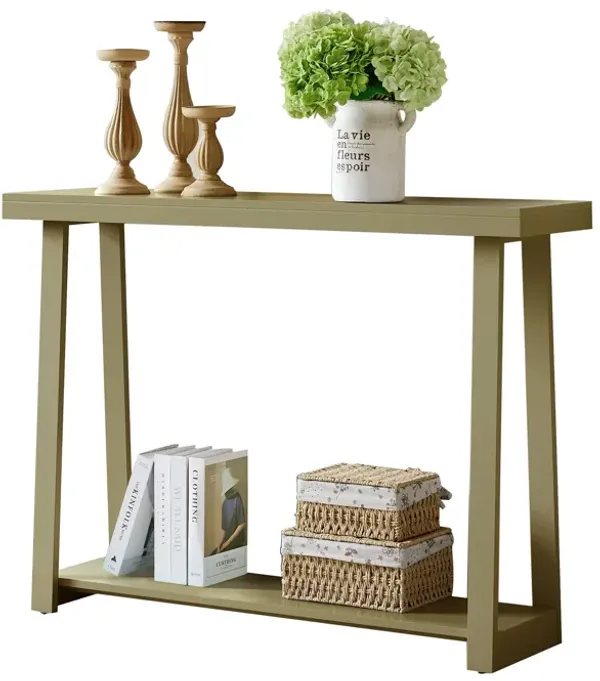 Kings Brand Furniture Emma Narrow Console Table with Lower Shelf Perfect for Sofa Table, Entryway Table for Hallway, Living Room
