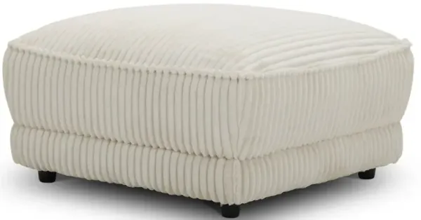 Parker Living Utopia - Mega Ivory Ottoman with Casters