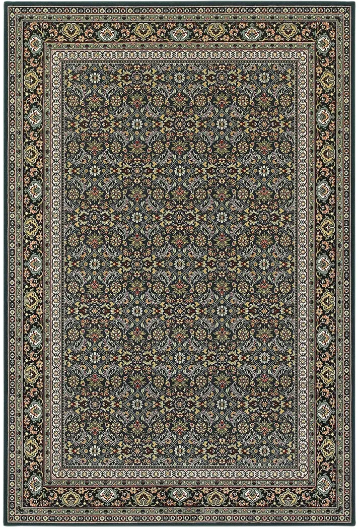 Kashan 7'10" x 10'10" Navy Rug