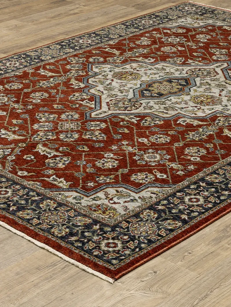 Aberdeen 2'3" x 7'6" Red Rug