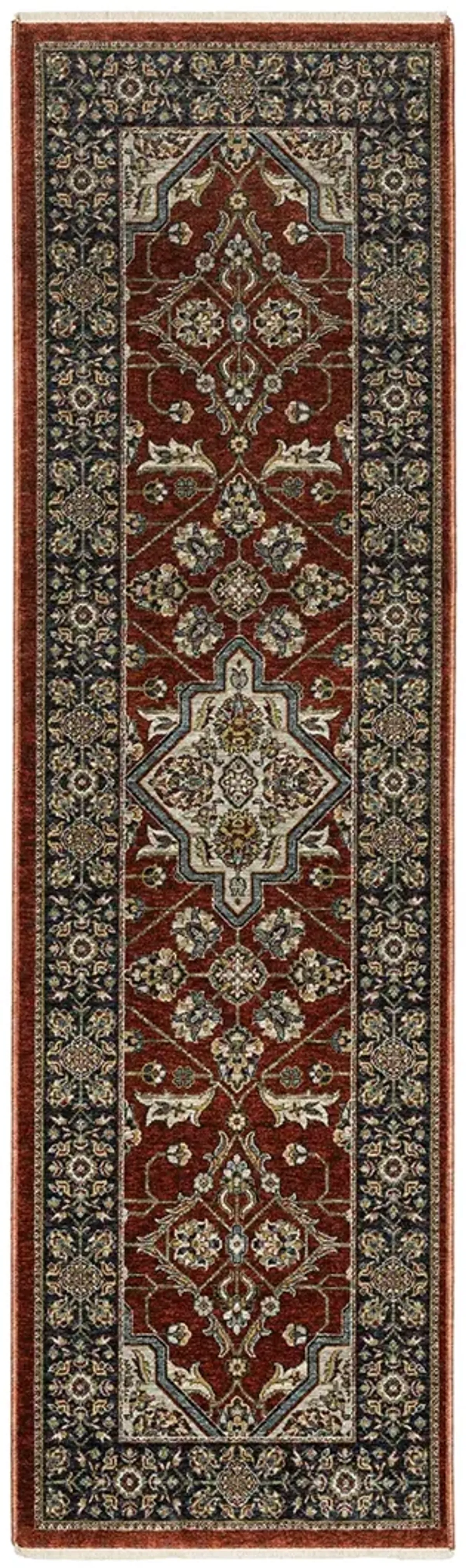 Aberdeen 2'3" x 7'6" Red Rug