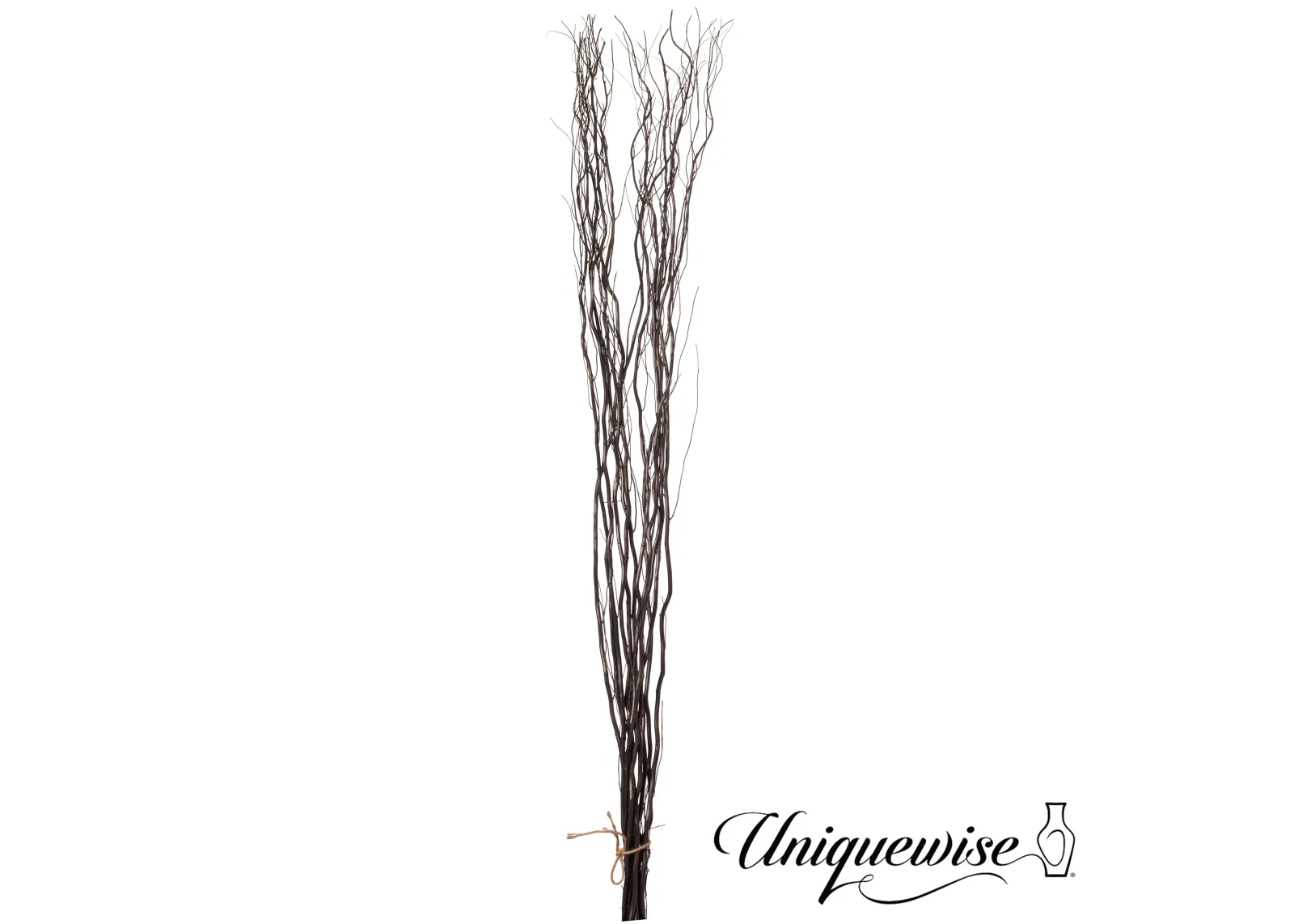 Uniquewise 12 pcs Natural Decorative Dry Branches Authentic Willow Sticks, Home Decoration and Wedding Craft 70 in, DIY Greenery Plants Craft Vases fillers Garden Hotel Farmhouse Decor.