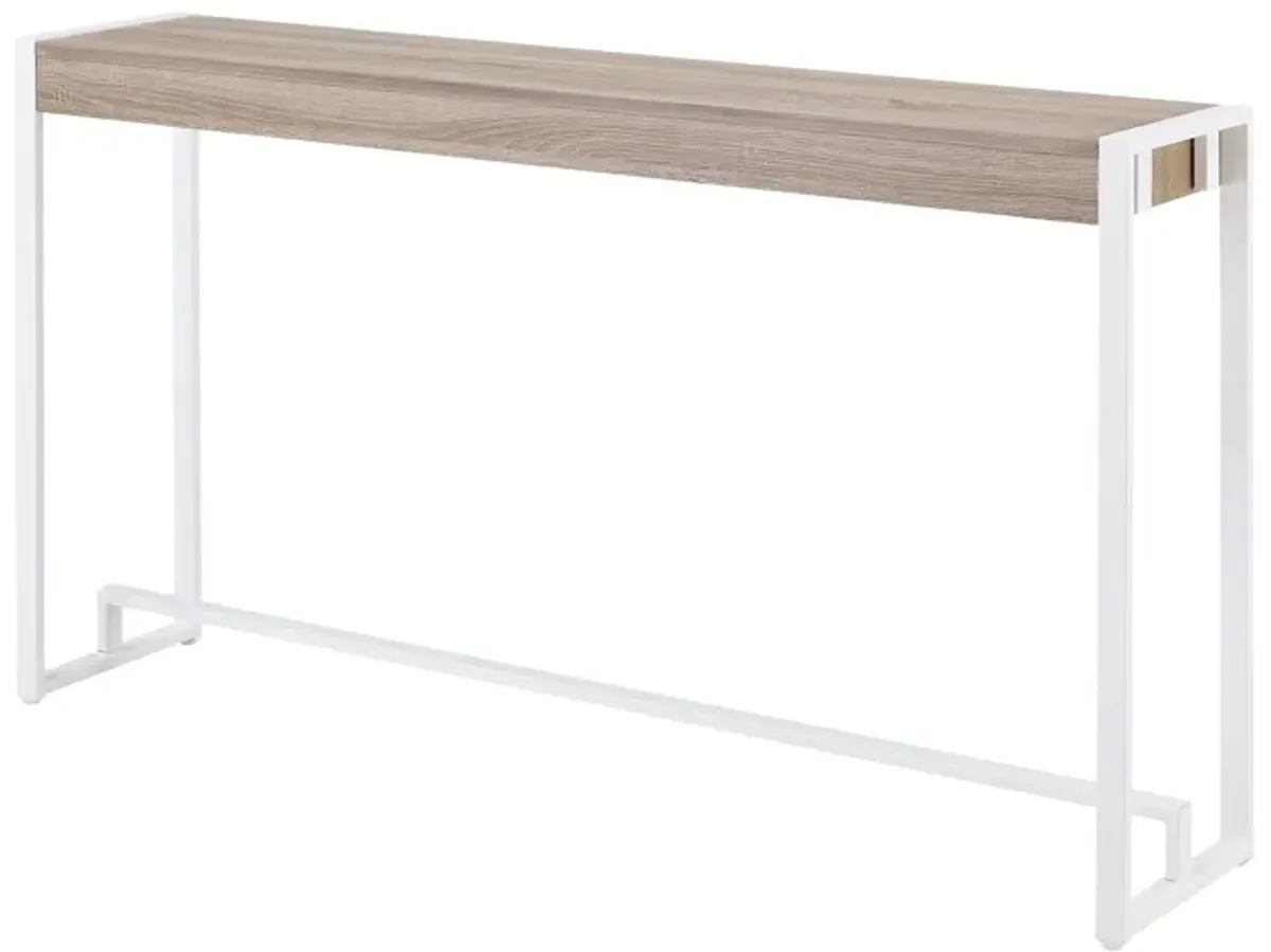 Bingham Narrow Console Table - White