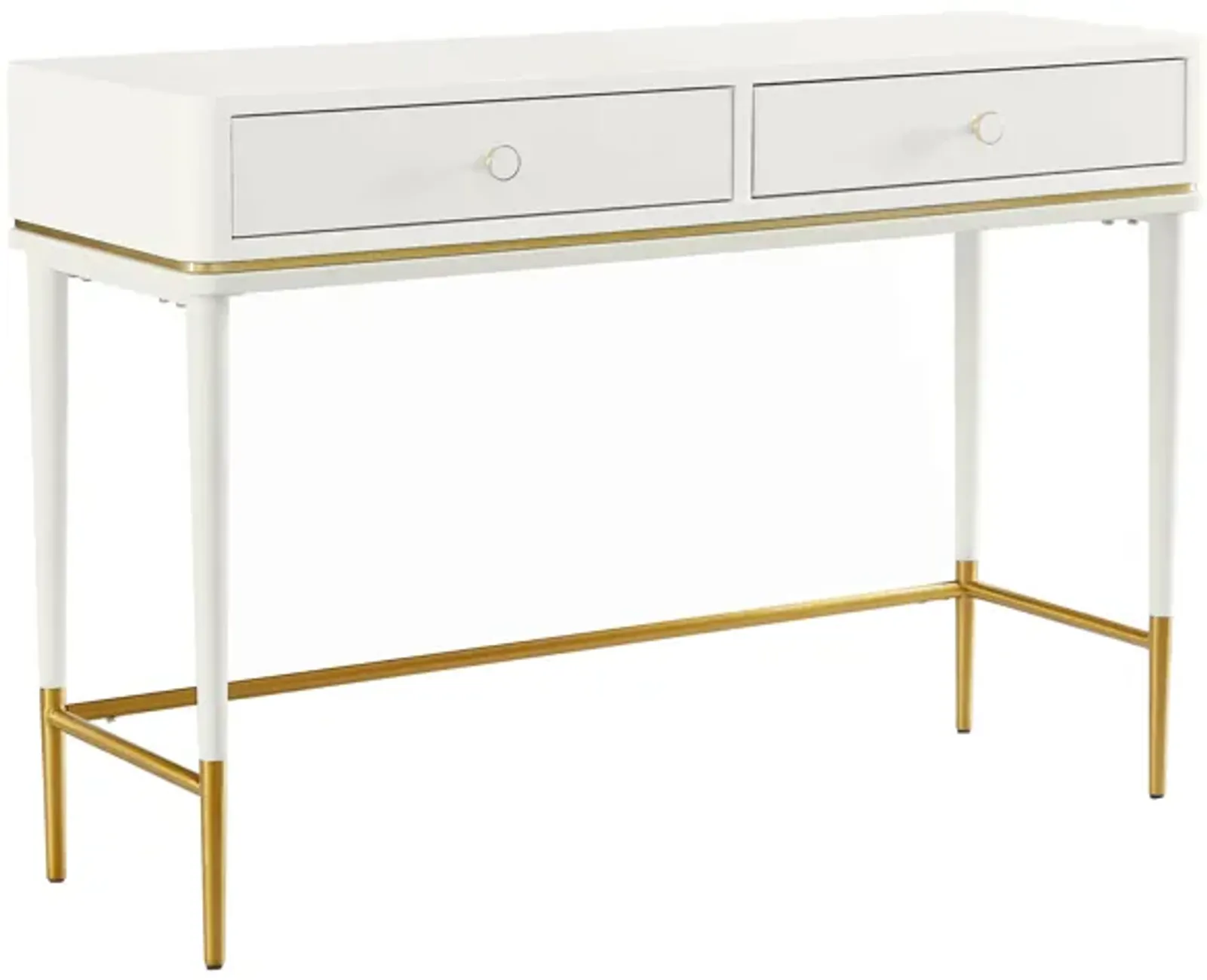 Mariah Two Drawer Off-White Desk