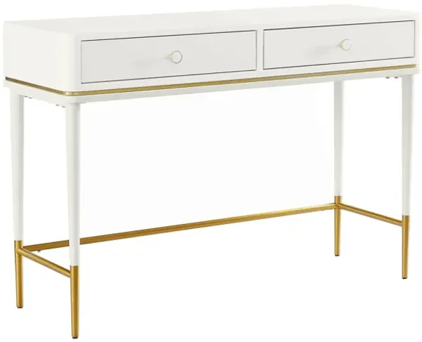 Mariah Two Drawer Off-White Desk