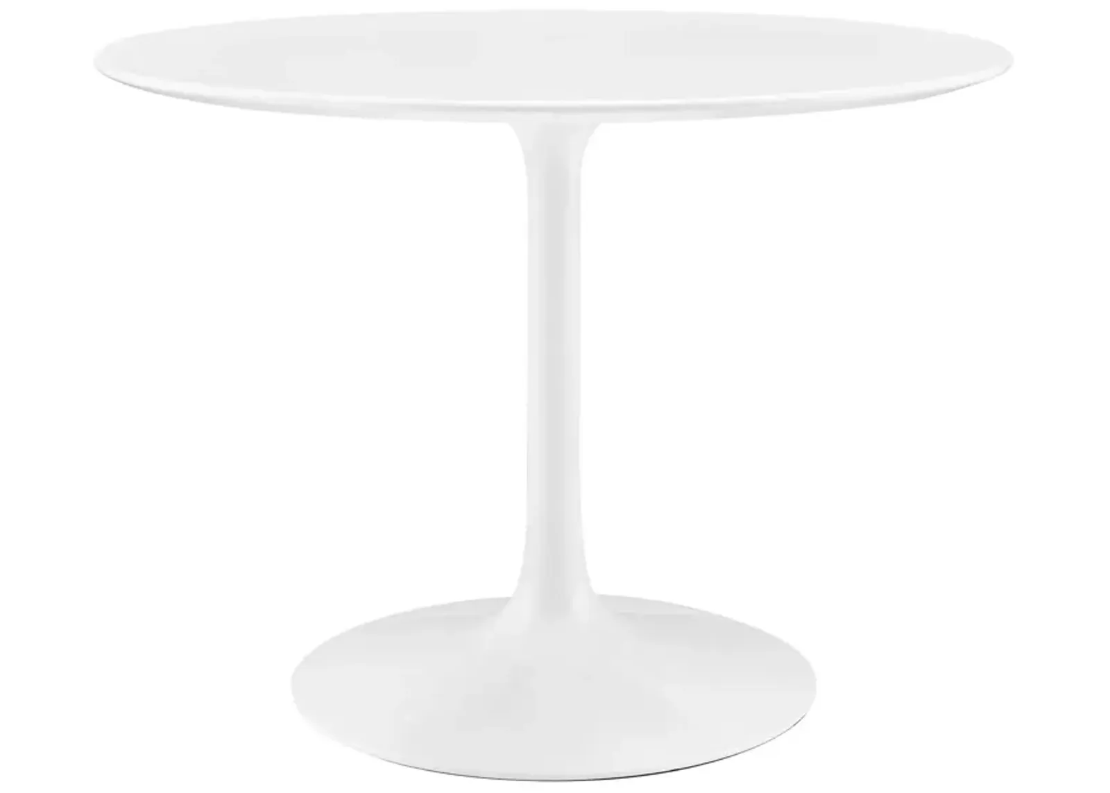 Modway - Lippa 40" Round Wood Top Dining Table White